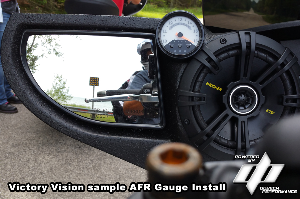 Victory Cross Country / Vision AFR Gauge Install