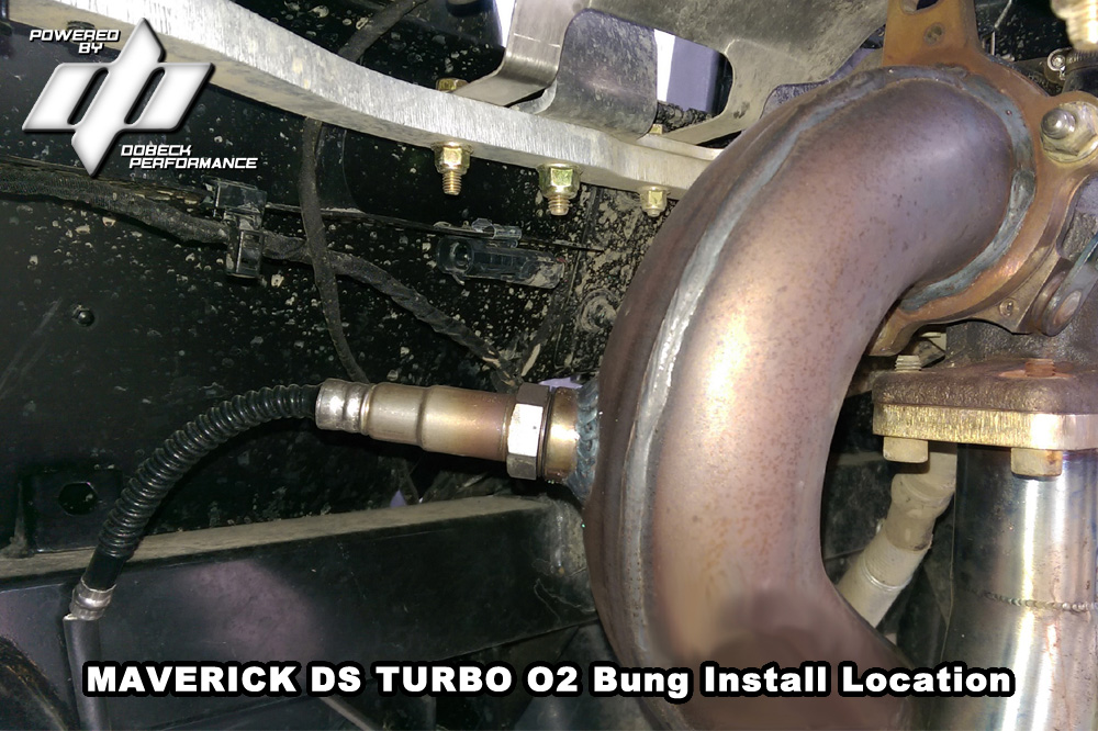 Can Am Maverick 1000 X DS Turbo O2 Bung Location